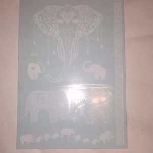 Unique white elephant tattoos!!